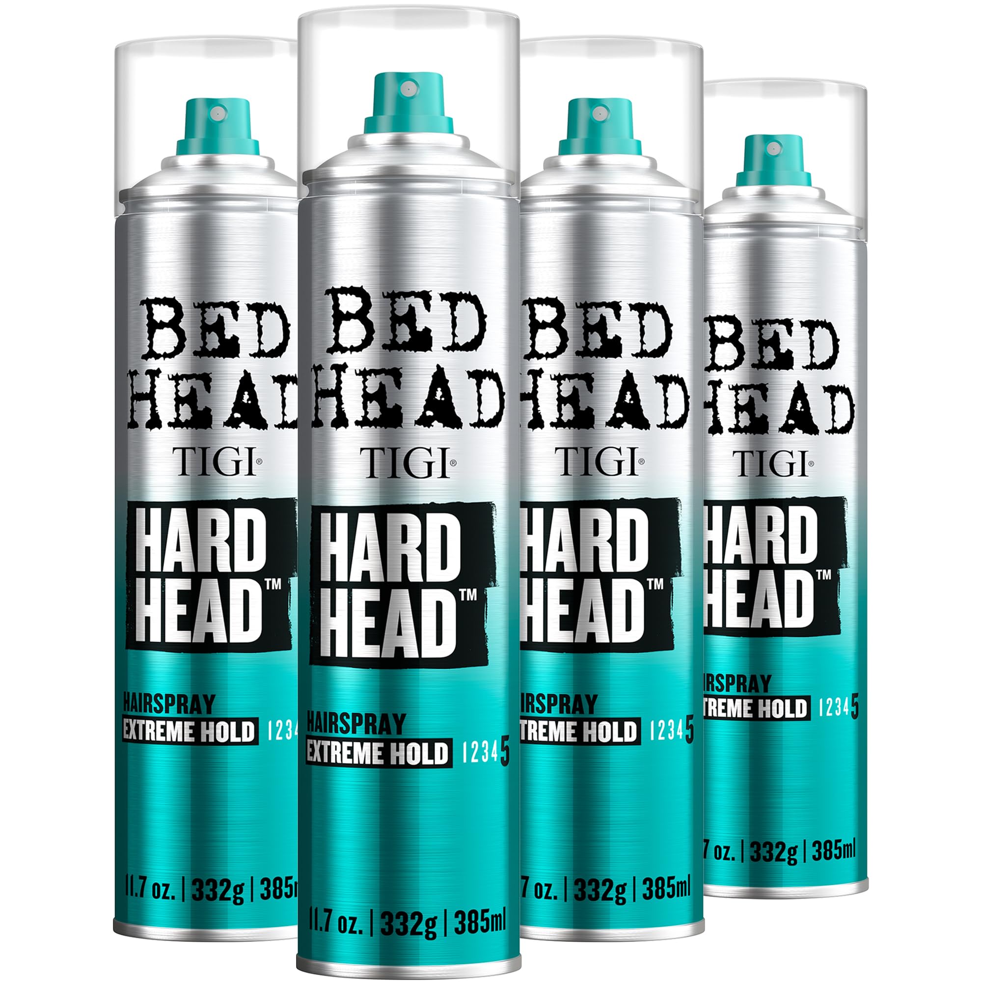 Amazon.com : TIGI Bed Head Hard Head Hairspray 4-Pack – Extreme